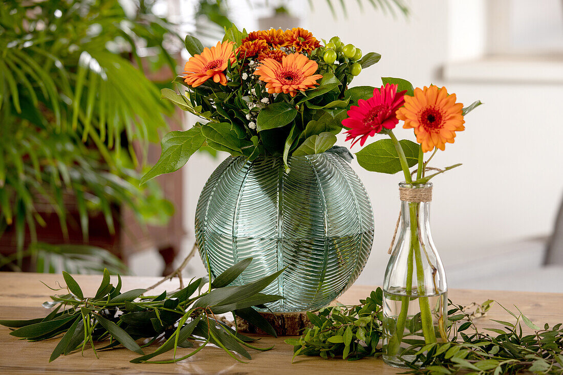 Bouquet of cut flowers