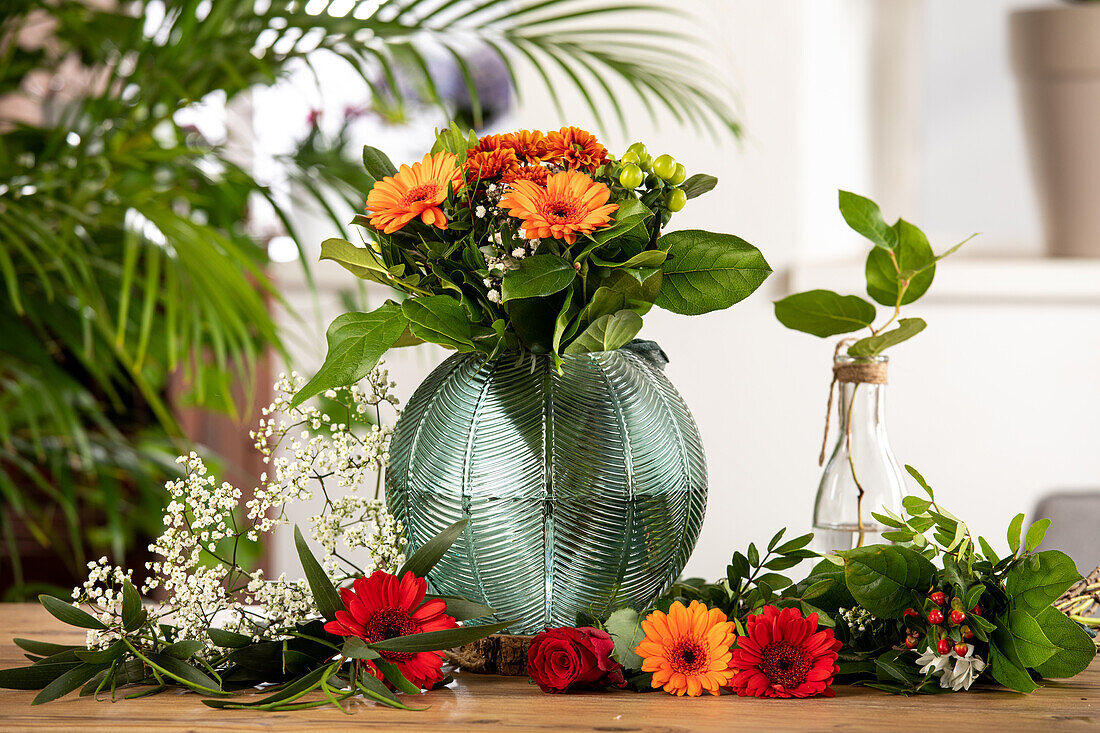 Bouquet of cut flowers