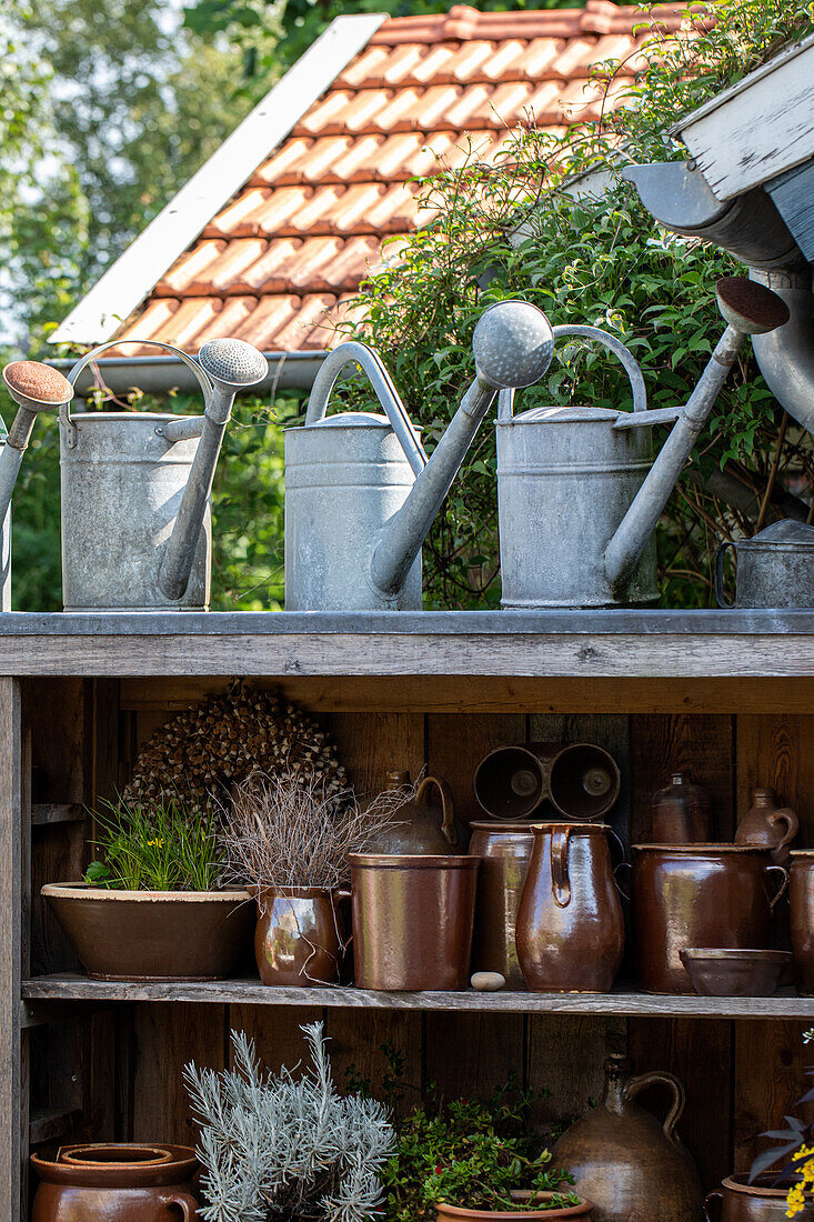 Garden decoration - watering can