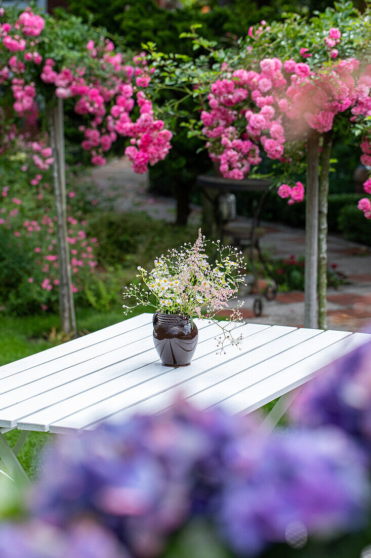 Garden decoration - bouquet of flowers