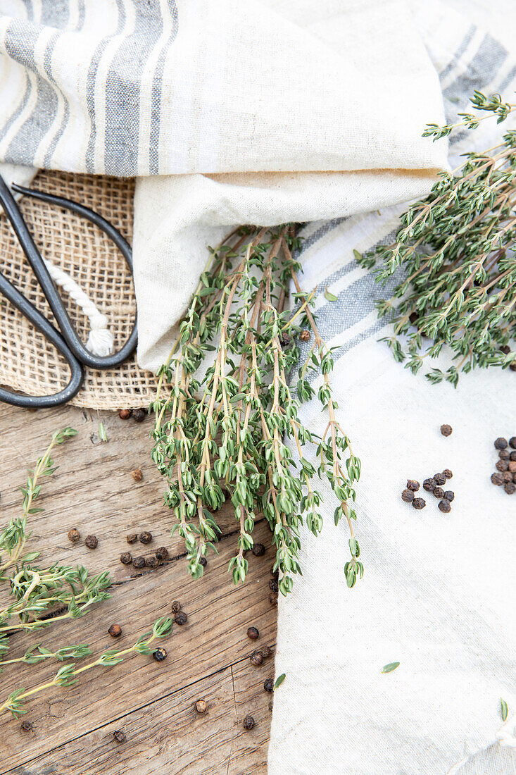 Thyme branches in ambience