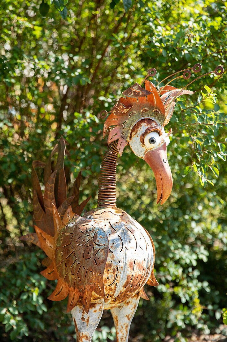 Garden decoration - Rust-look bird