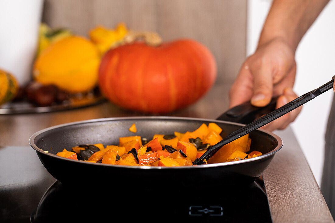 Pumpkin pesto - roast pumpkin