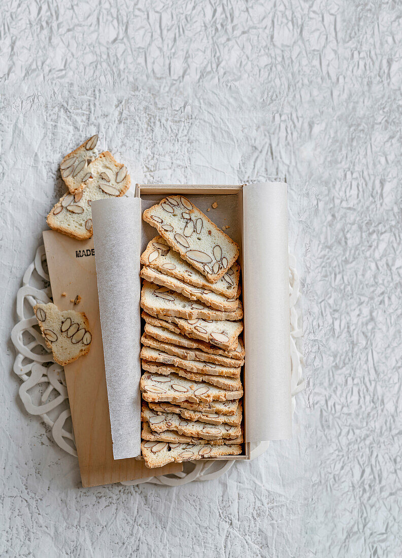 Leichte Mandel-Biscotti