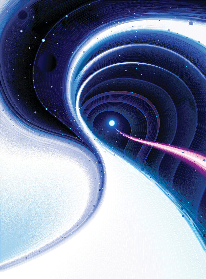 Before the Big Bang, abstract illustration