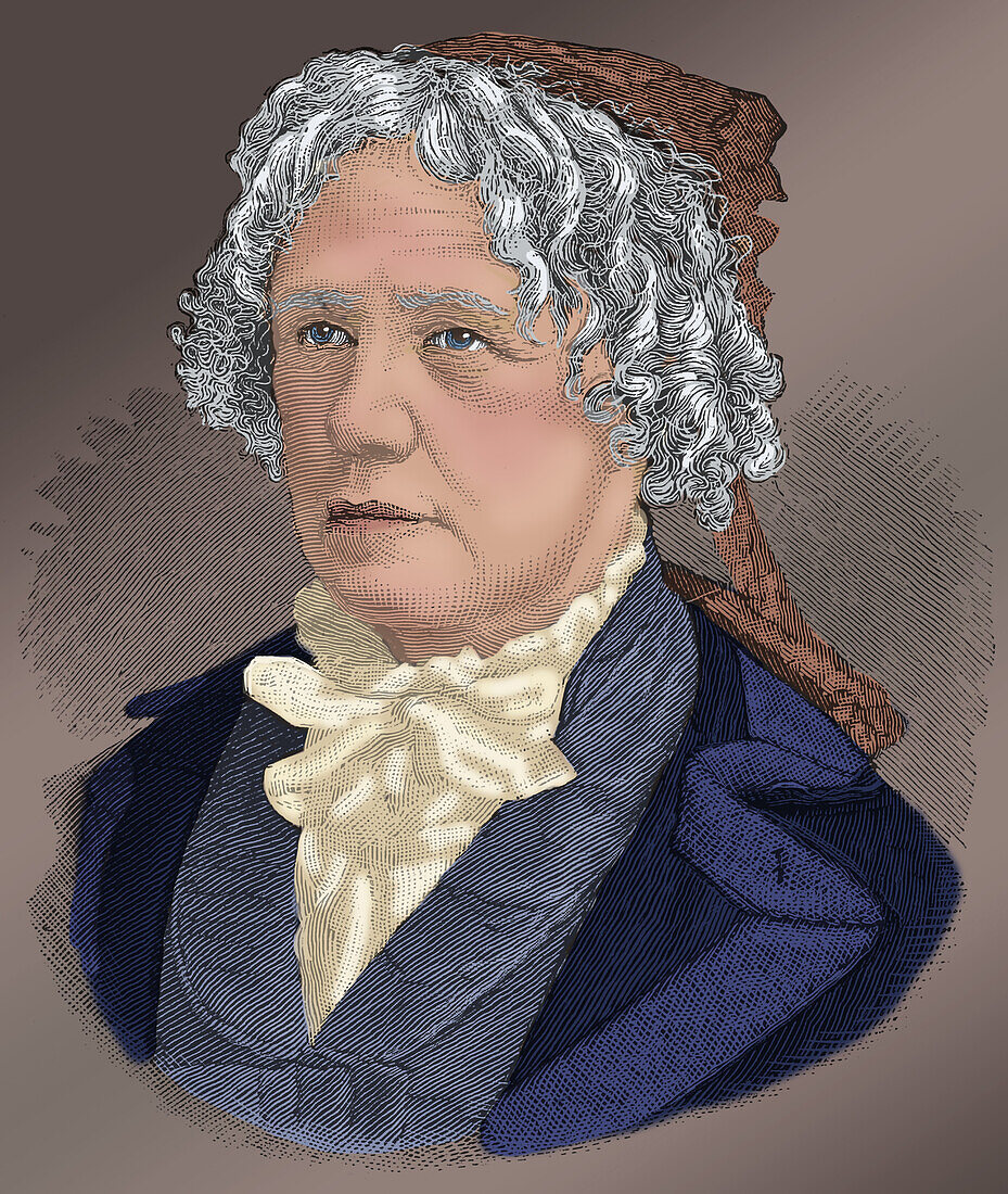 Maria Mitchell, American astronomer, illustration