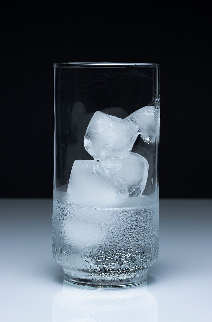 Ice cubes melting