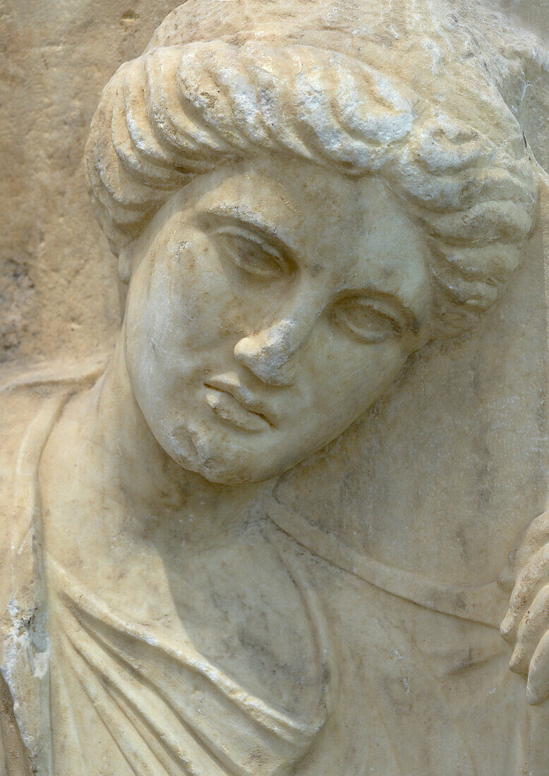Grave relief of a woman