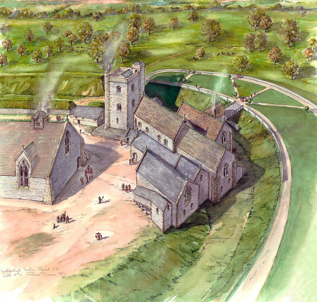 Ludgershall Castle, illustration