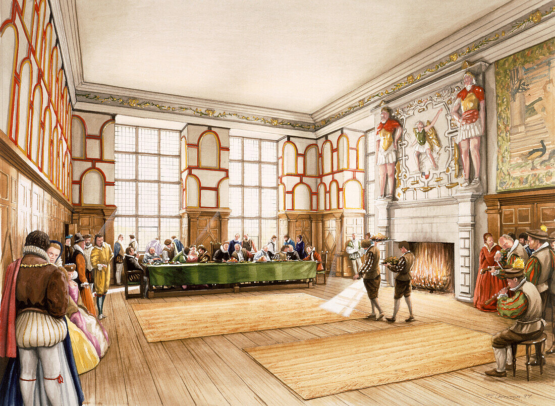 Hardwick Old Hall, illustration