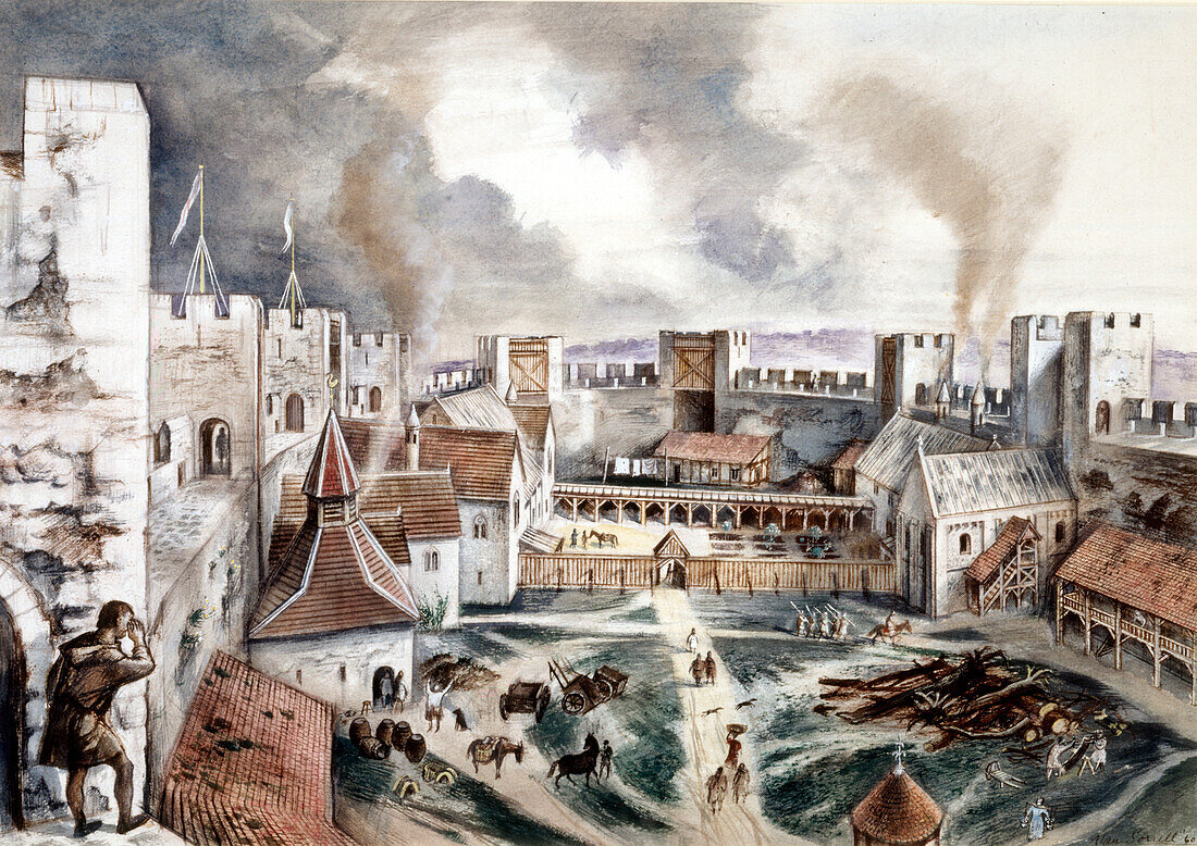 Framlingham Castle, illustration