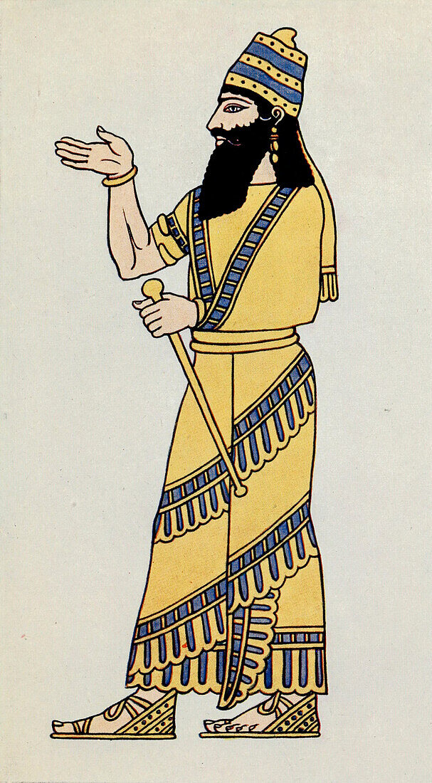 King Assur-nasir-pal, illustration