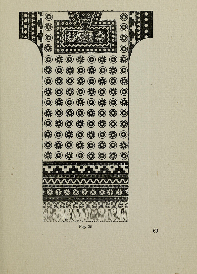 Tunic of King Assur-bani-pal, illustration
