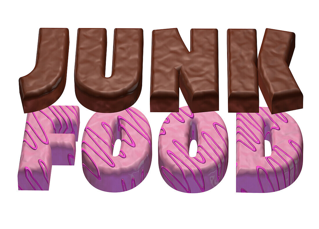 Junk food, illustration