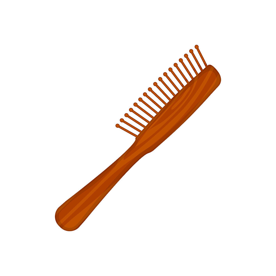 Hair care, conceptual illustration