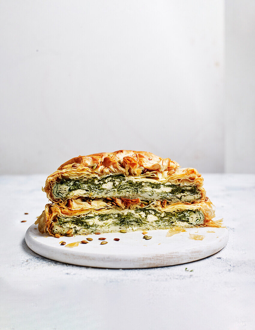 Spinach and feta pie