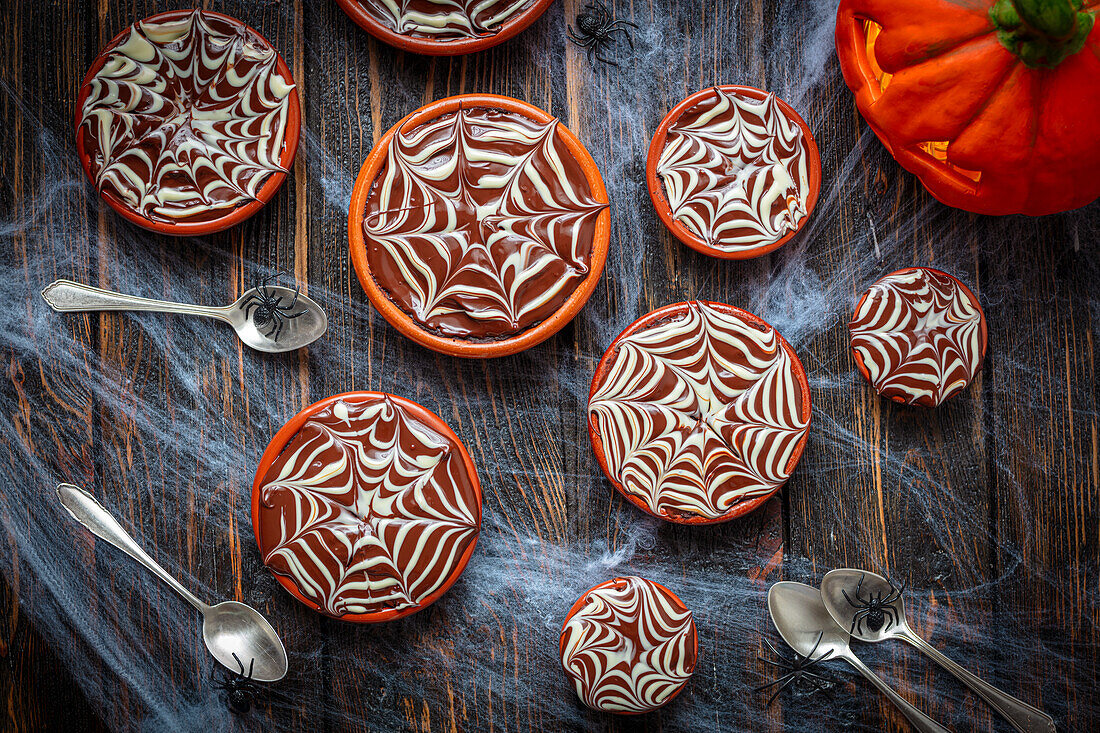 Black bean and chocolate dessert for Halloween