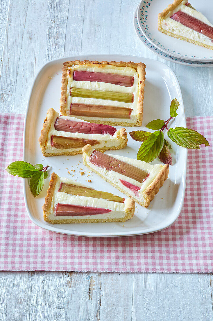 Rhubarb cheesecake