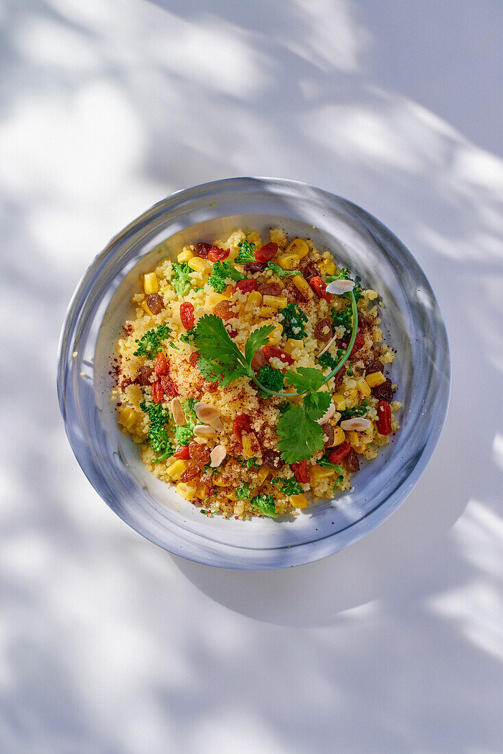 Couscous salad with vegetables