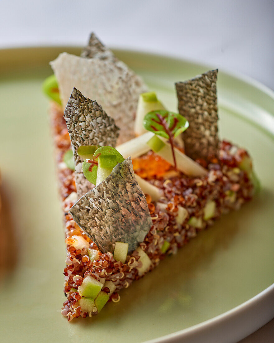 Quinoa-Risotto-Schnitte