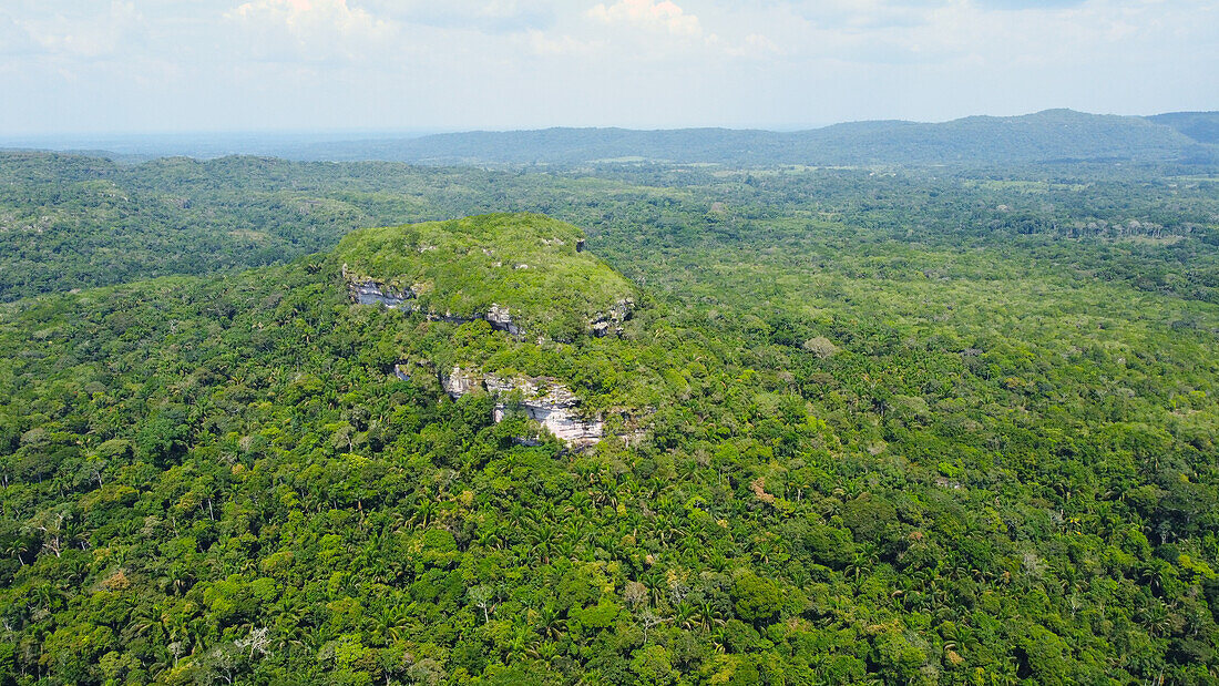 A panoramic view of Chiribiquete Park in San Jose del Guaviare, Colombia