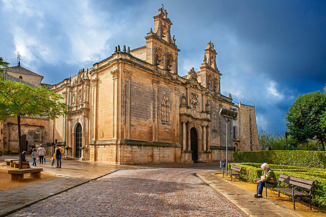 Basilica of Santa Maria of the Reales Alcazares in Ubeda, Jaen province Andalusia Spain.