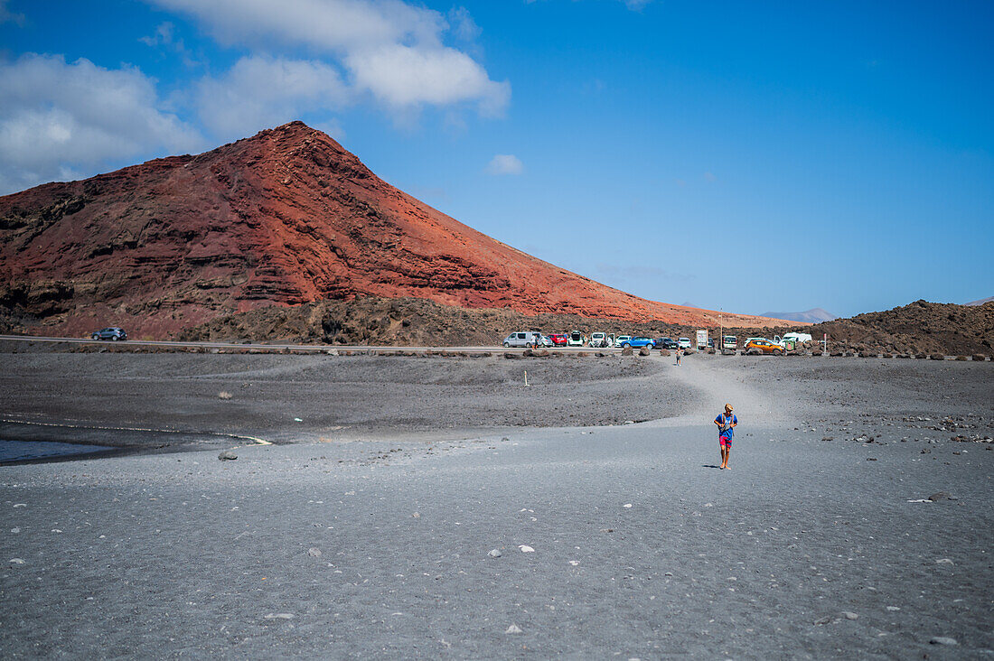 Vulkan Bermeja auf Lanzarote, Kanarische Inseln, Spanien