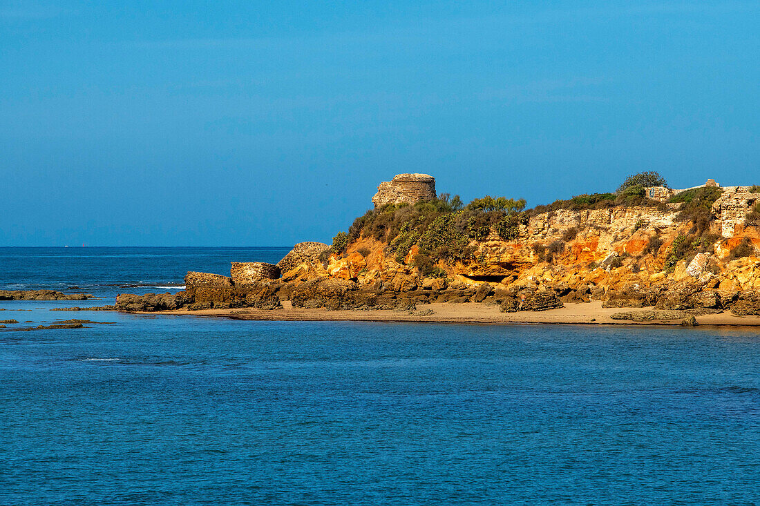 Cadiz, Playa de la muralla