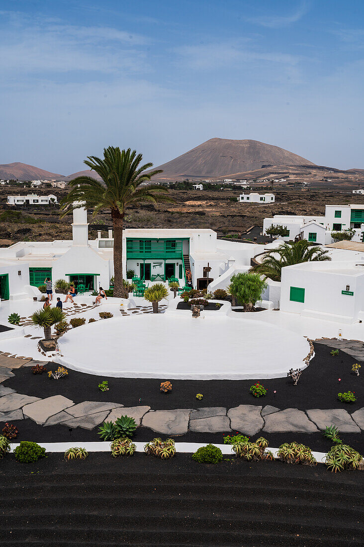 Casa Museo del Campesino (Haus des Bauernmuseums), entworfen von César Manrique auf Lanzarote, Kanarische Inseln, Spanien