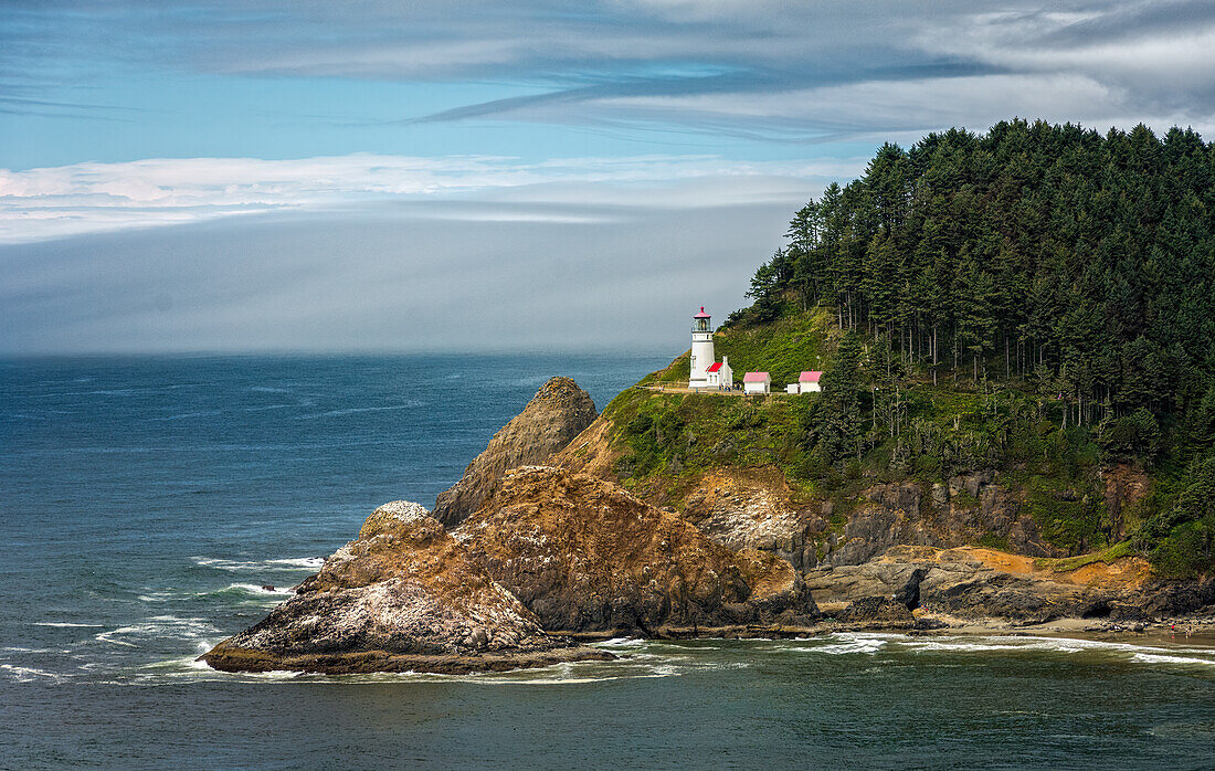 Heceta Head Lighthouse on the central Oregon Coast.