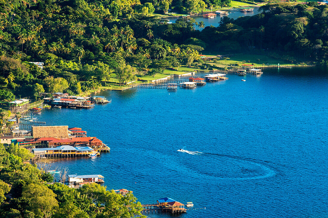 Lago De Coatepeque, Lake Coatepeque, Crater Lake, El Salvador, Department Of Santa Ana Cenral America.