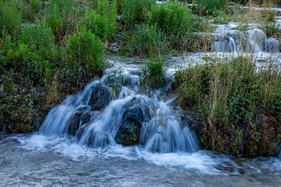 Cascade Springs on Mt. Timpanogos in the Uinta National Forest in Utah.
