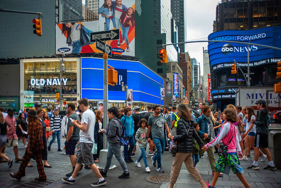 Studios am Times Square ABC News New York City USA