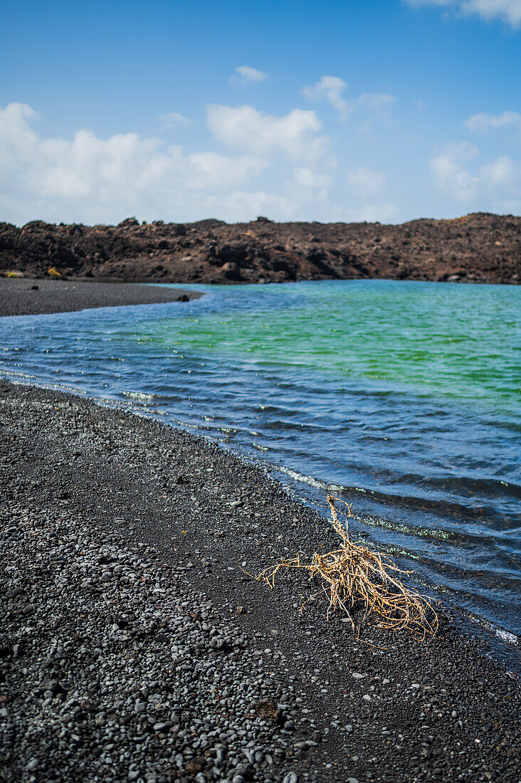 Green Lake Jr. in Lanzarote, Canary Islands, Spain