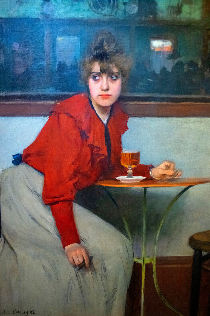 Madeleine de Boisguillaume (1892) von Ramon Casas (1866-1932) Museum Montserrat, Benediktinerabtei Santa Maria de Montserrat, Monistrol de Montserrat, Barcelona, Katalonien, Spanien