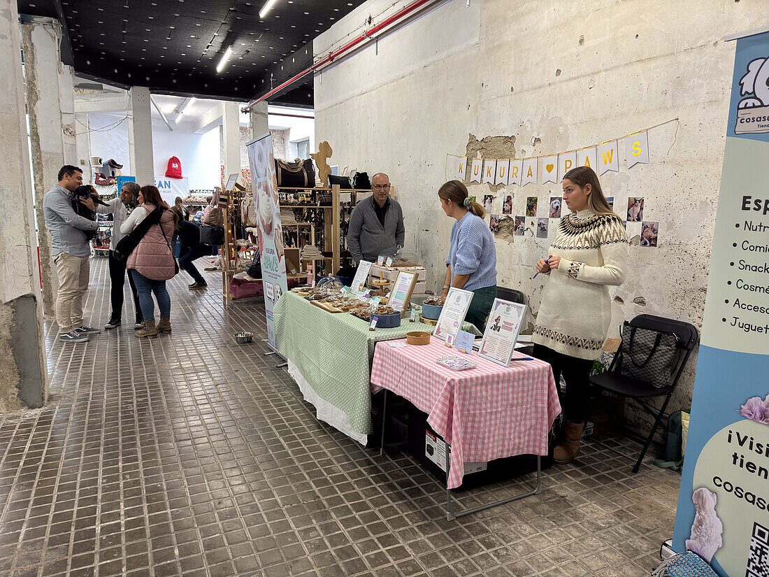 Pet Market ZGZ in the old Enrique Coca factory on San Pablo Street, Zaragoza, Spain