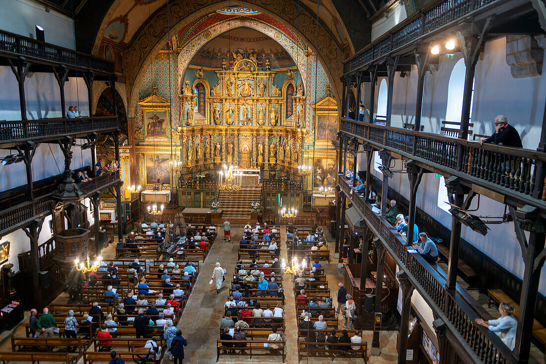 Kirche Saint Jean de Luz, Saint-jean-de-luz, Pyrenäen Atlantiques, Baskenland, Frankreich