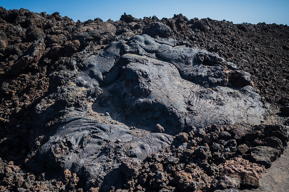 Montaña Bermeja beach in Lanzarote, Canary Islands, Spain