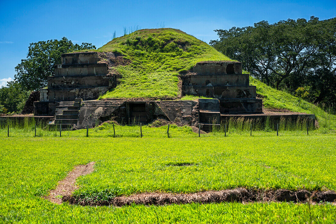 Die Maya-Ruinen von San Andres im Tal von Zapotitán, El Salvador, Mittelamerika