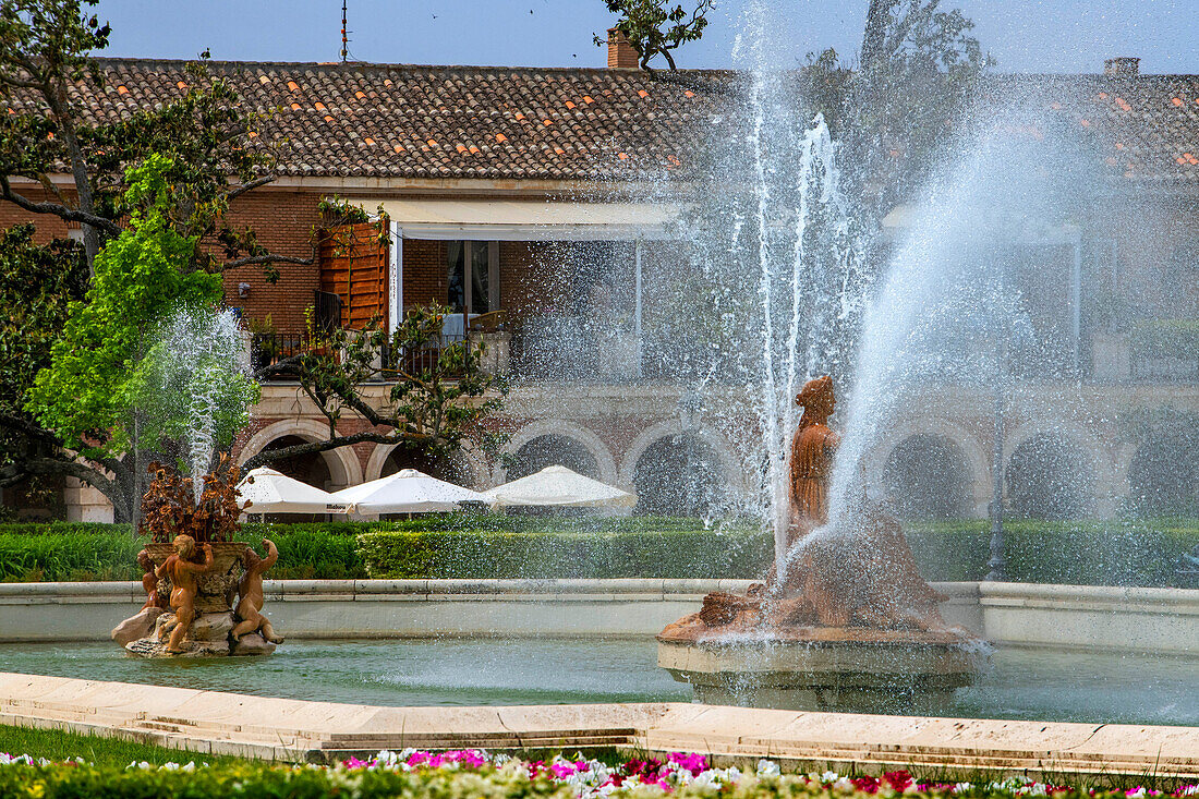 Spanische königliche Gärten, Der Parterre-Garten, Statue der Göttin Ceres, Aranjuez, Spanien