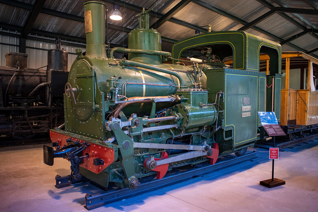 Tren del Ciment museum, at Pobla de Lillet station, La Pobla de Lillet, Castellar de n´hug, Berguedà, Catalonia, Spain.