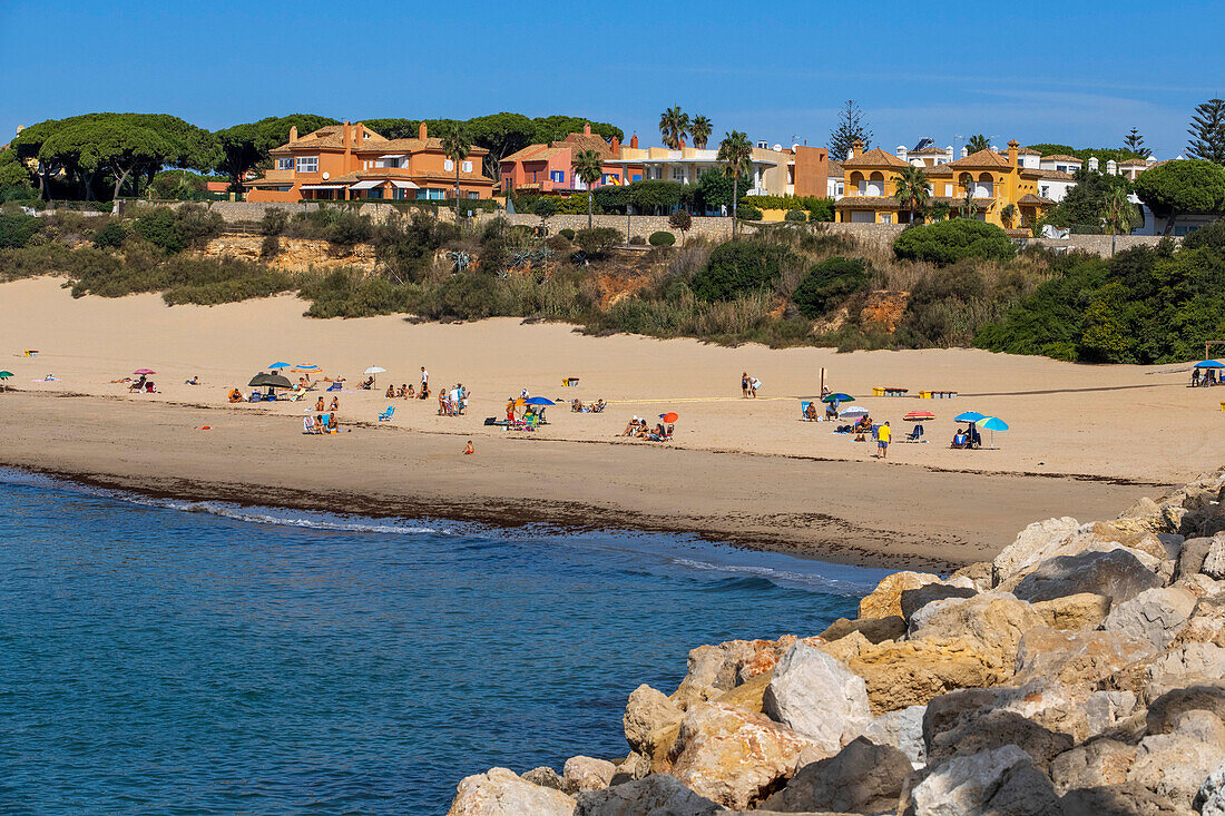La Muralla Beach Puerto de Santa Maria Cadiz Andalusia Spain.