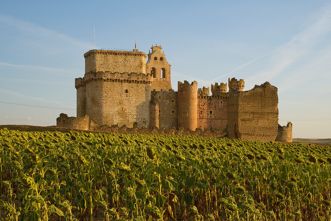 The castle of Turegano in the province of Segovia.