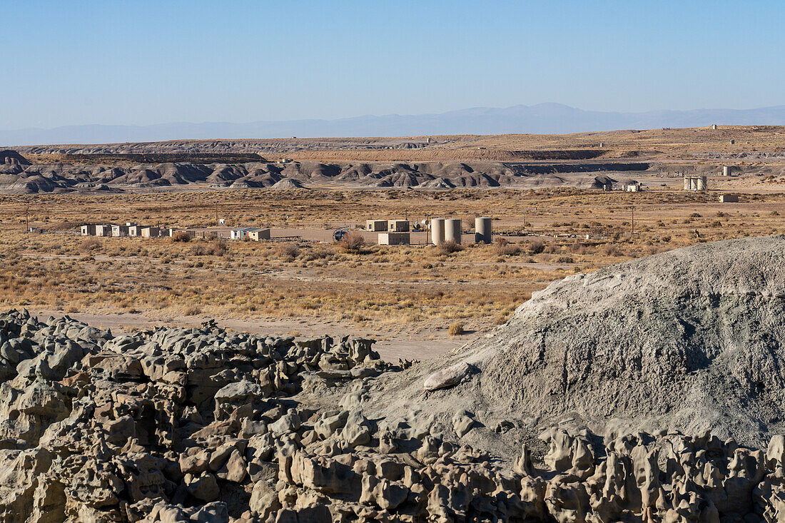 Natural gas wells in the Uinta Basin near Vernal, Utah.