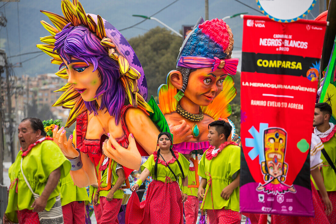 The Negros y Blancos Carnival in Pasto, Colombia, is a vibrant cultural extravaganza that unfolds with a burst of colors, energy, and traditional fervor.