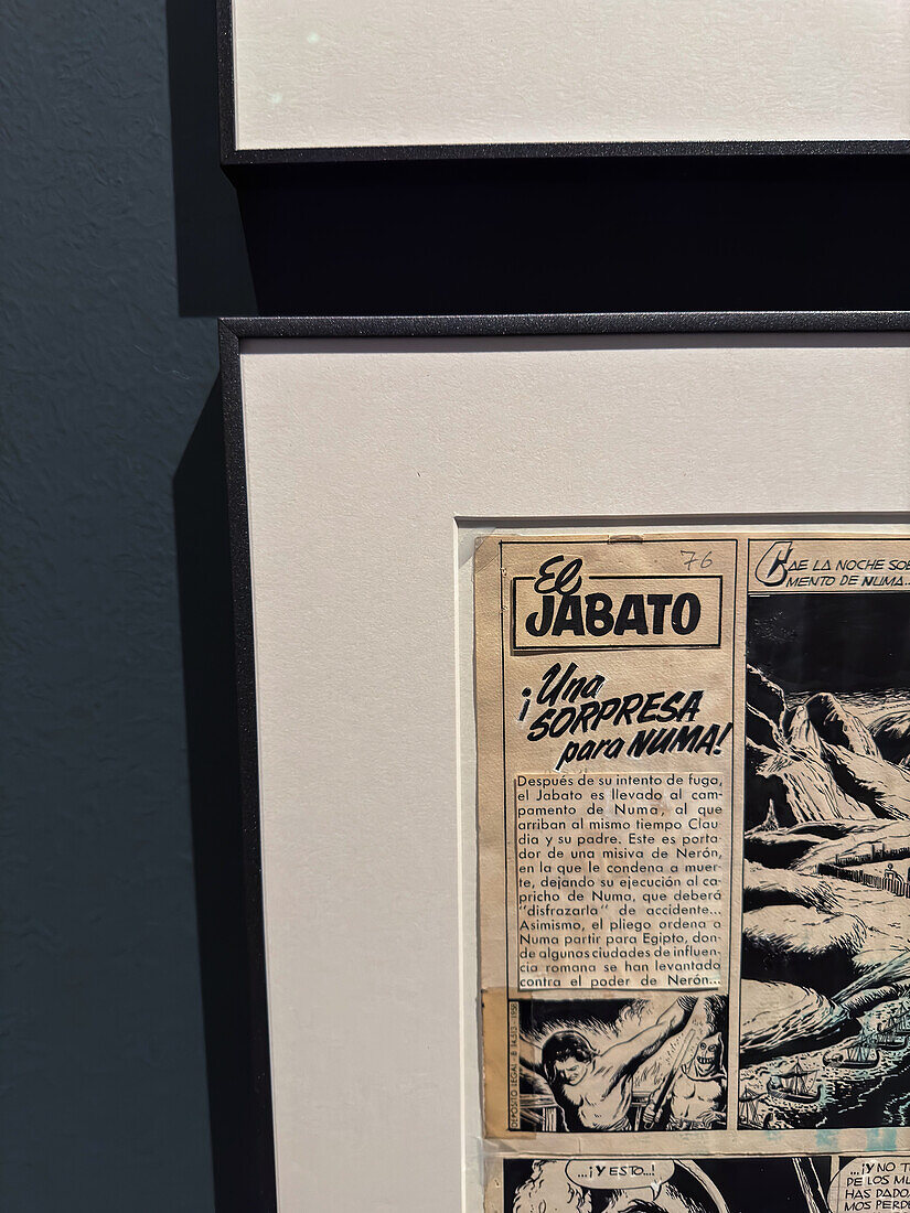 Comic, Dreams and History exhibition at CaixaForum proposes a tour of some of the best comics in history and delves into the comic production process, Zaragoza, Spain