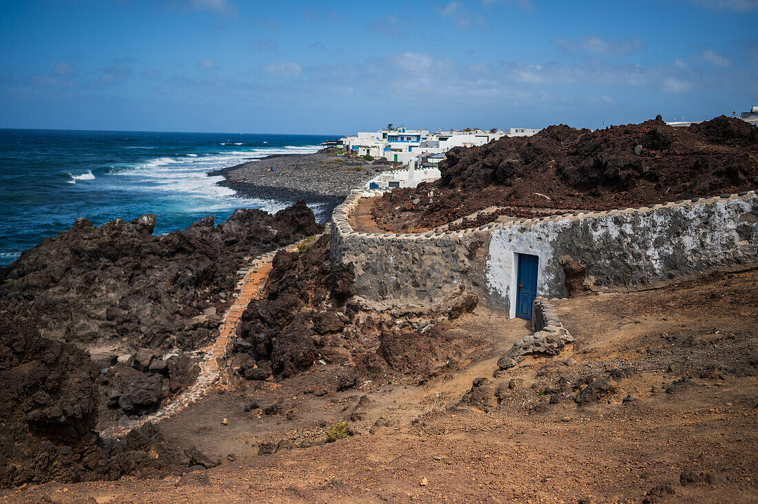Aussichtspunkt El Golfo auf Lanzarote, Kanarische Inseln, Spanien