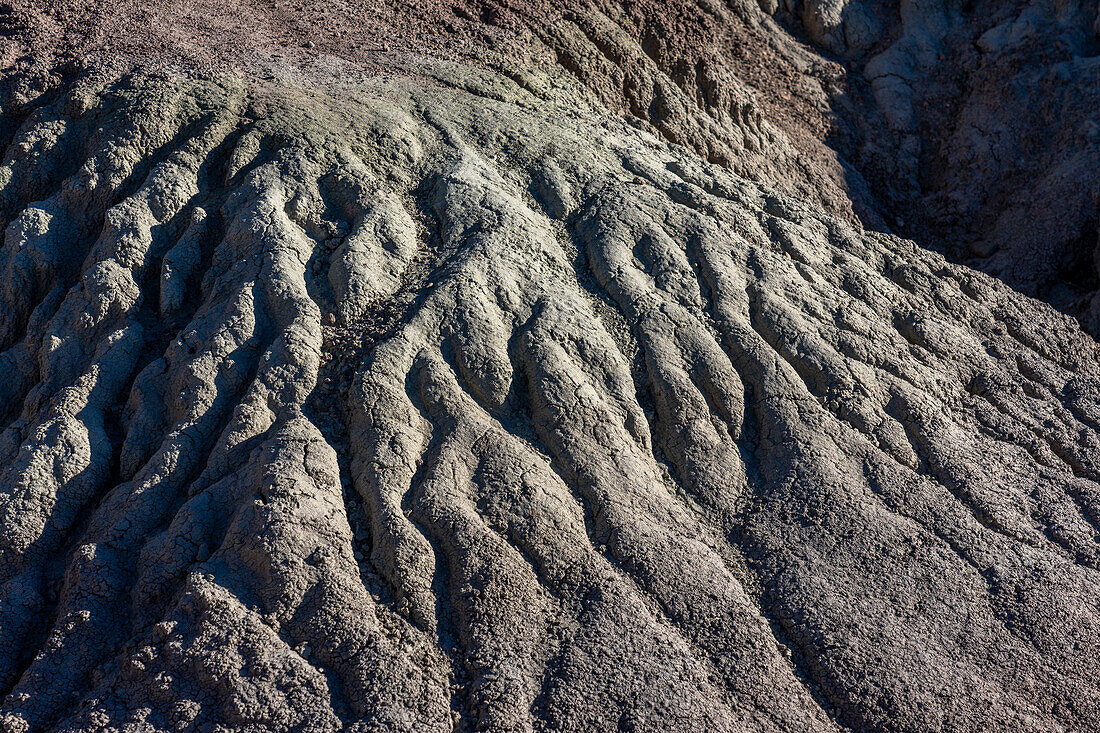 Eroded clay formations in the Fantasy Canyon Recreation Site, near Vernal, Utah.