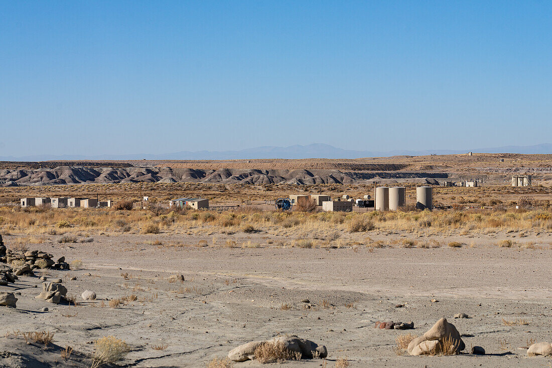 Natural gas wells in the Uinta Basin near Vernal, Utah.