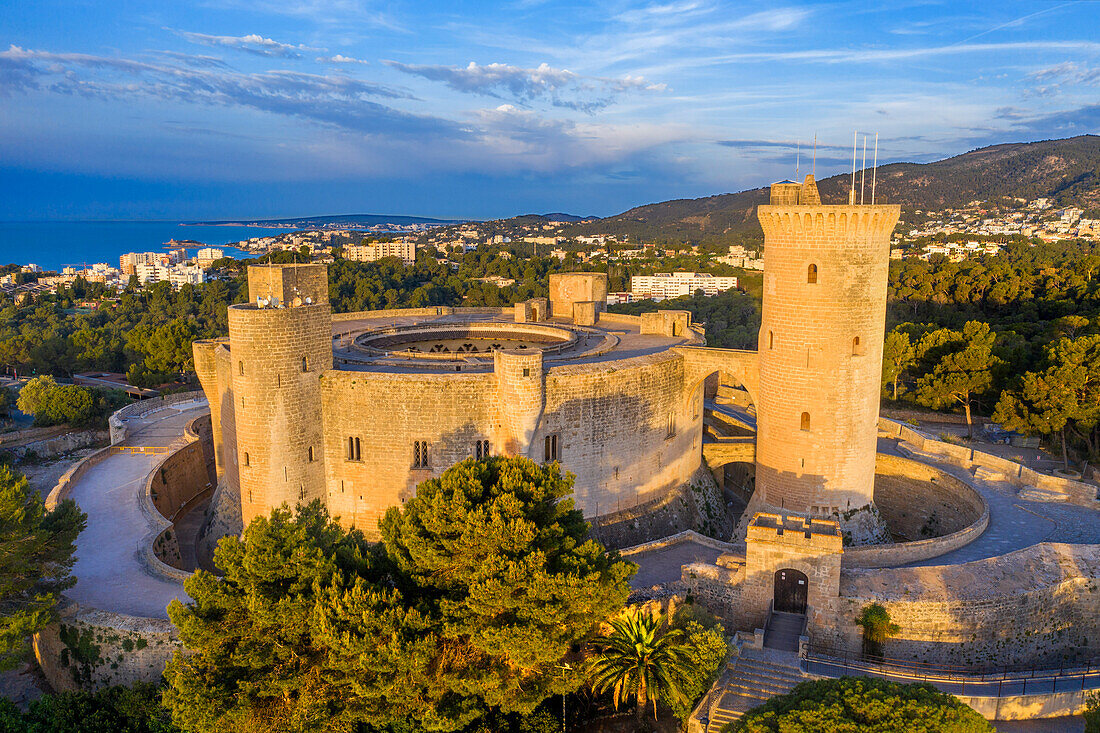 Bellver castle Palma de Mallorca Majorca Balearic Spain.